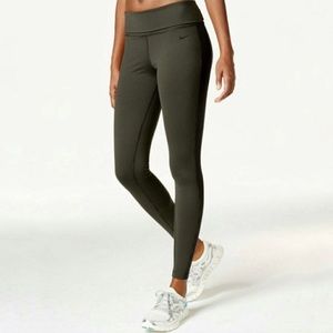 womens green nike leggings
